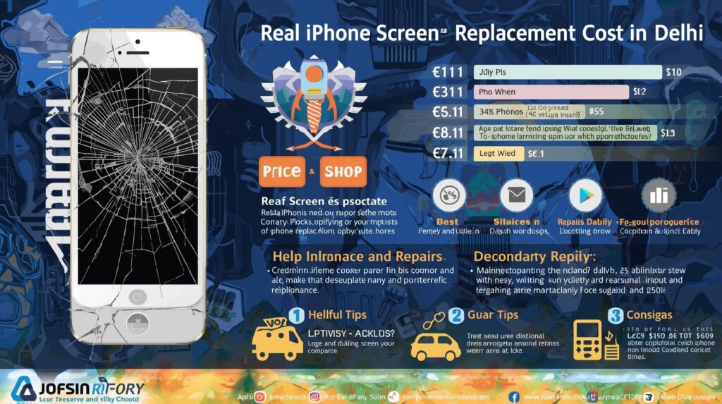 Real iPhone Screen Replacement Cost in Delhi: Price Comparison, Tips & Best Shops