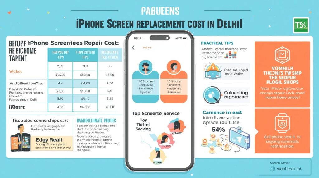 Real iPhone Screen Replacement Cost in Delhi: Price Comparison, Tips & Best Shops